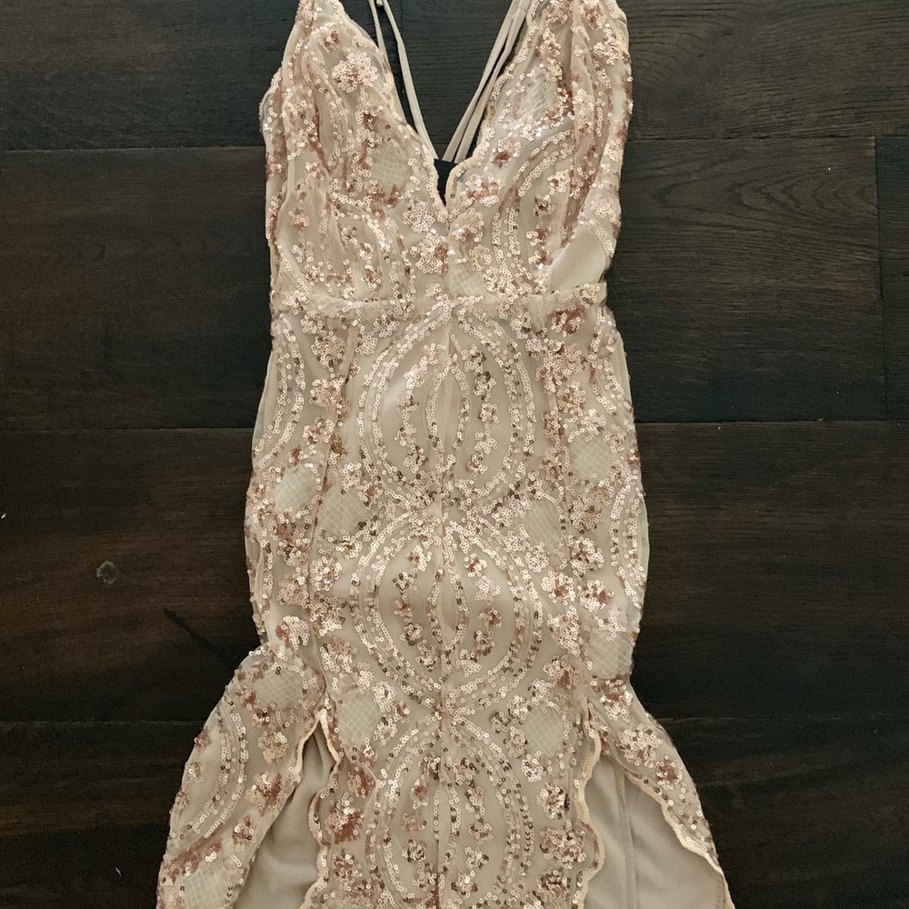 FashionNova Dazzle On The Daily Sequin Mini Dress